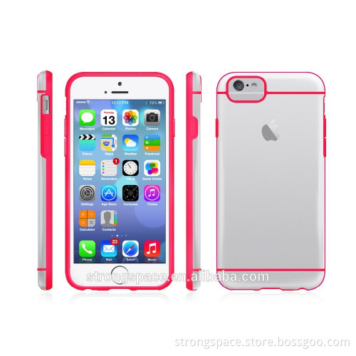 Bumper for iphone 6 plus leather case